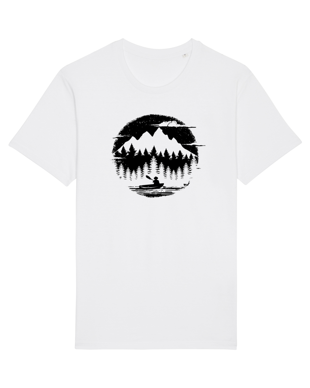 Tricou mânecă scurtă Unisex Rocker White
