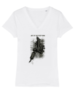 Art Of The Deep Skin Tricou mânecă scurtă guler V Damă Evoker