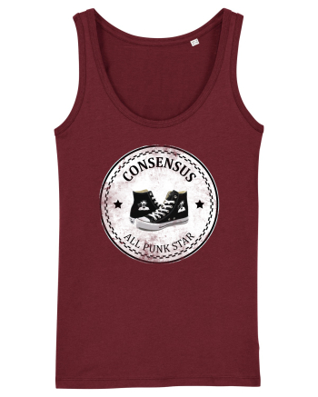 basketi punk Burgundy