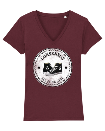 basketi punk Burgundy