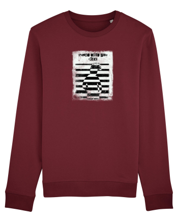 punks sets you free Burgundy