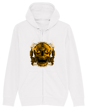 Golden Skull Tattoo White