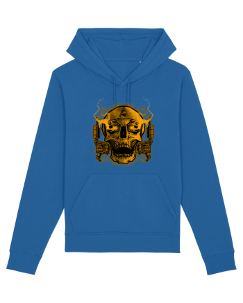 Golden Skull Tattoo Royal Blue