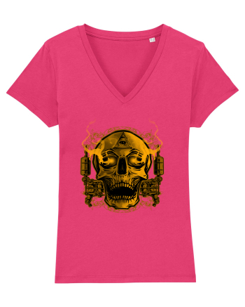 Golden Skull Tattoo Raspberry