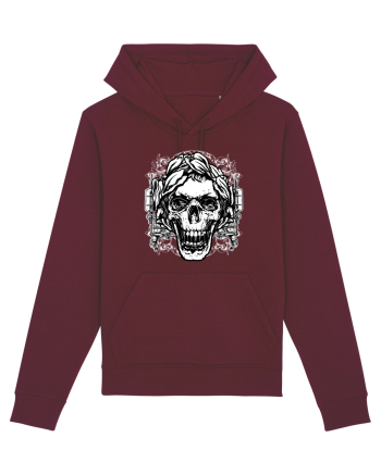Skull Tattoo Burgundy