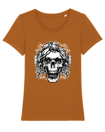 Skull Tattoo Roasted Orange