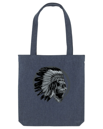 Indian Skull Midnight Blue