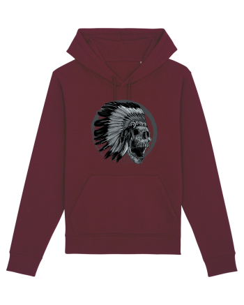 Indian Skull Burgundy