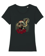Cobra Skull Tricou mânecă scurtă guler larg fitted Damă Expresser