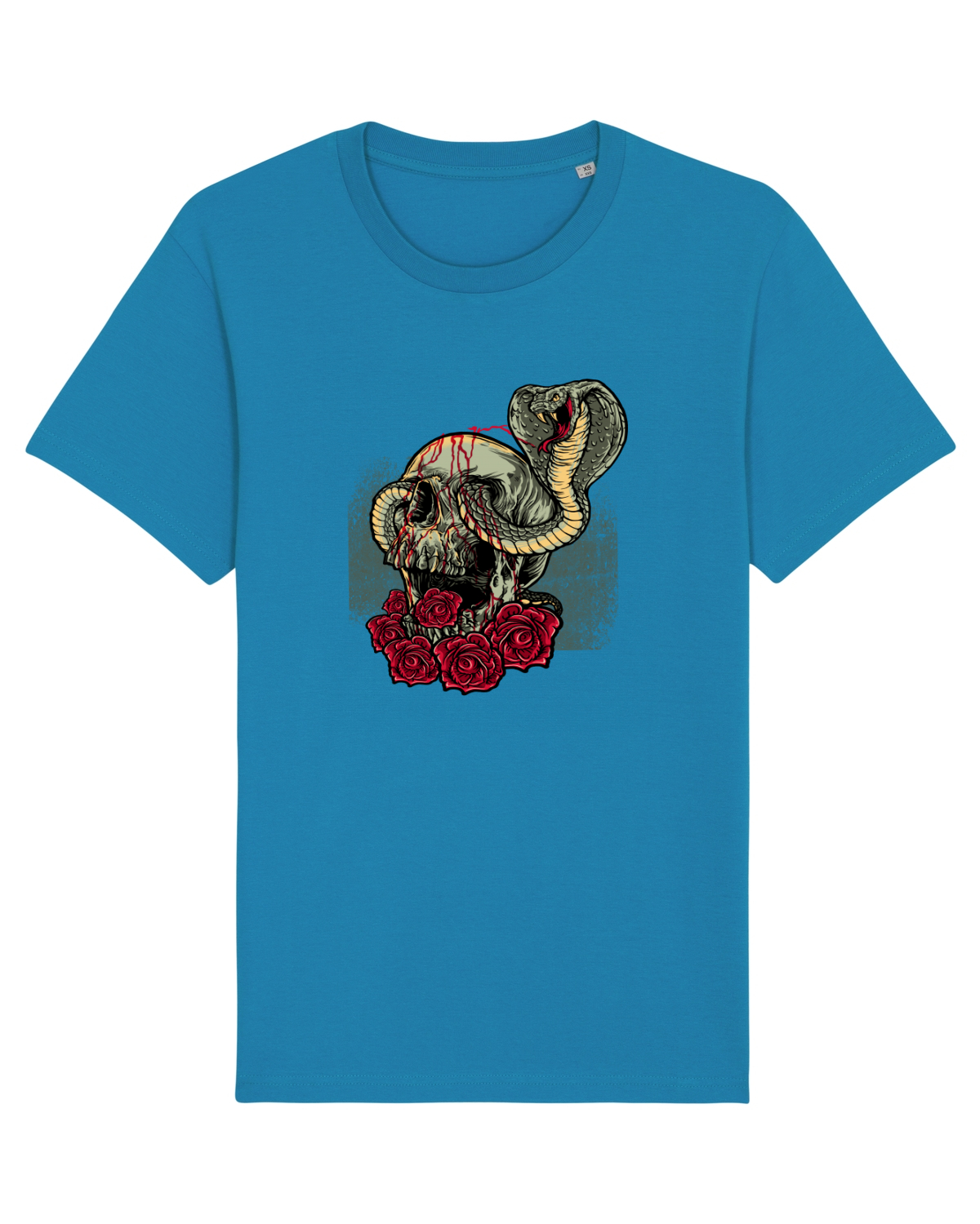 Tricou mânecă scurtă Unisex Rocker Azur