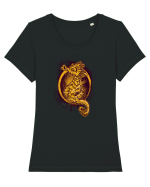 Sea Horse Tricou mânecă scurtă guler larg fitted Damă Expresser