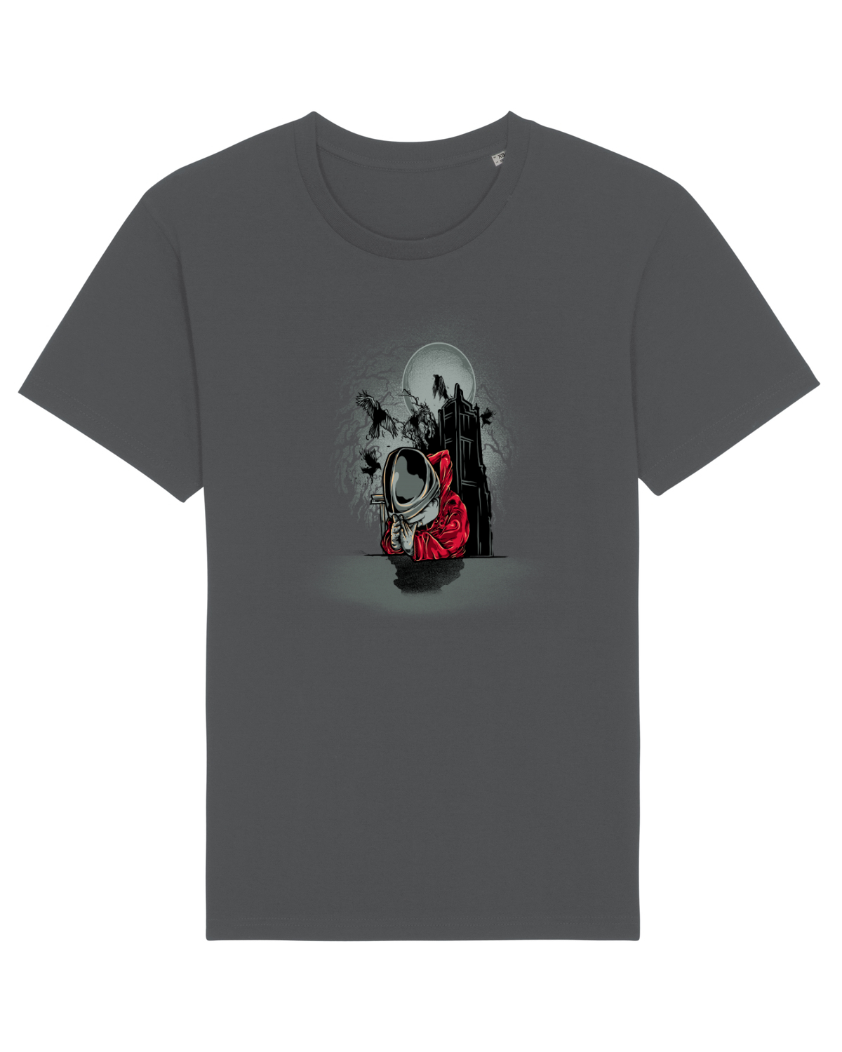 Tricou mânecă scurtă Unisex Rocker Anthracite