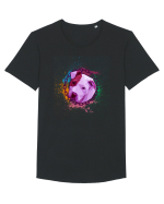 Pitbull Paint Tricou mânecă scurtă guler larg Bărbat Skater