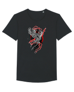 Phoenix Tricou mânecă scurtă guler larg Bărbat Skater