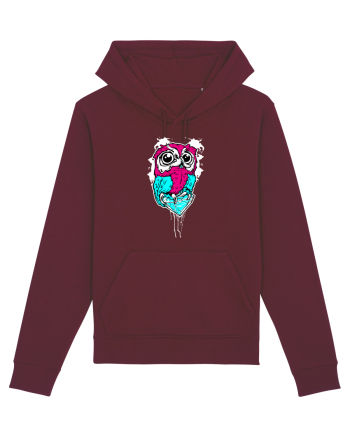 Diamond Owl Burgundy