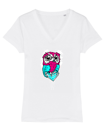Diamond Owl White
