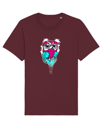 Diamond Owl Burgundy