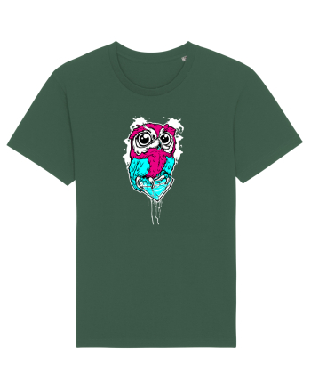 Diamond Owl Bottle Green