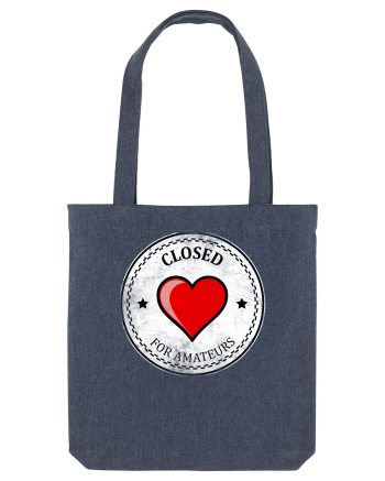 closed heart Midnight Blue