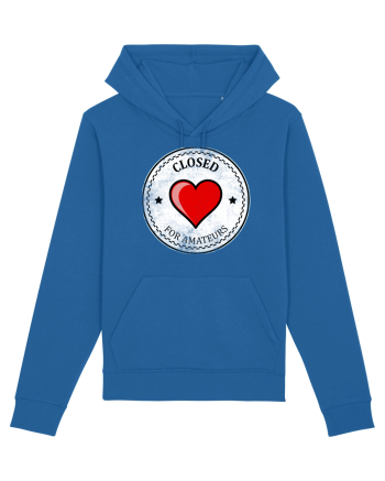 closed heart Royal Blue