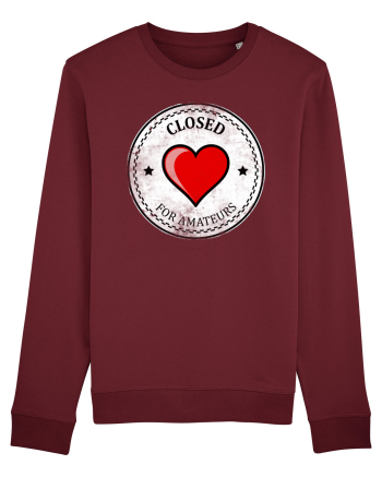 closed heart Burgundy