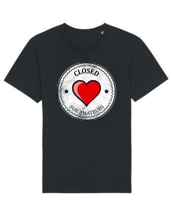 closed heart Black