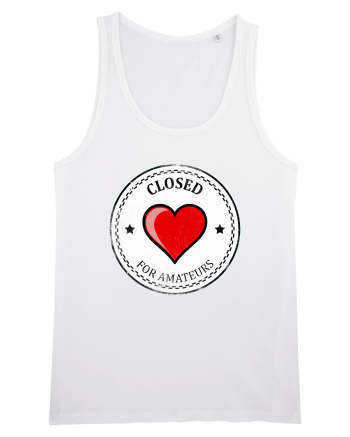 closed heart White