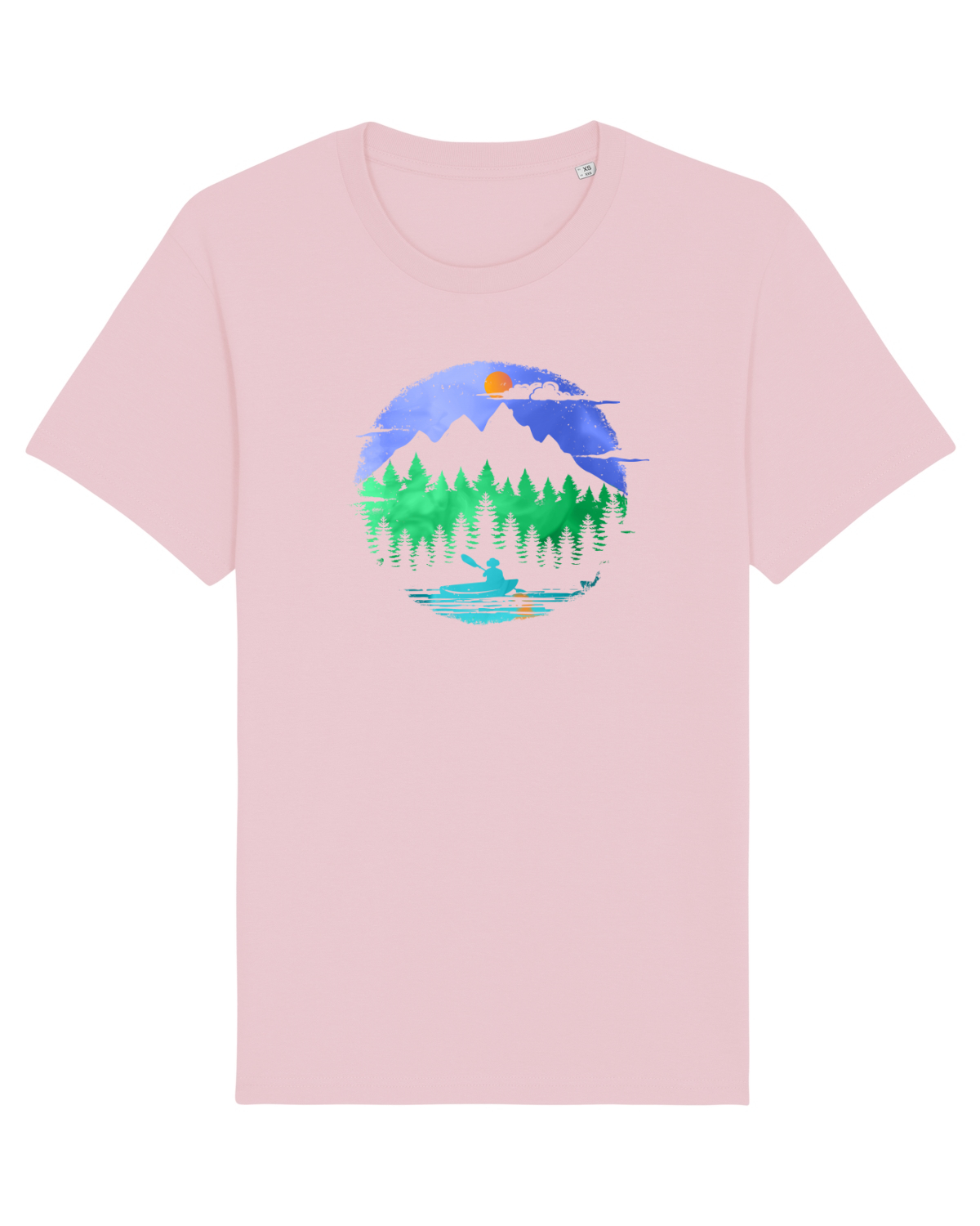 Tricou mânecă scurtă Unisex Rocker Cotton Pink
