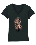 Mermaid Soul Tricou mânecă scurtă guler V Damă Evoker