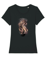 Mermaid Soul Tricou mânecă scurtă guler larg fitted Damă Expresser