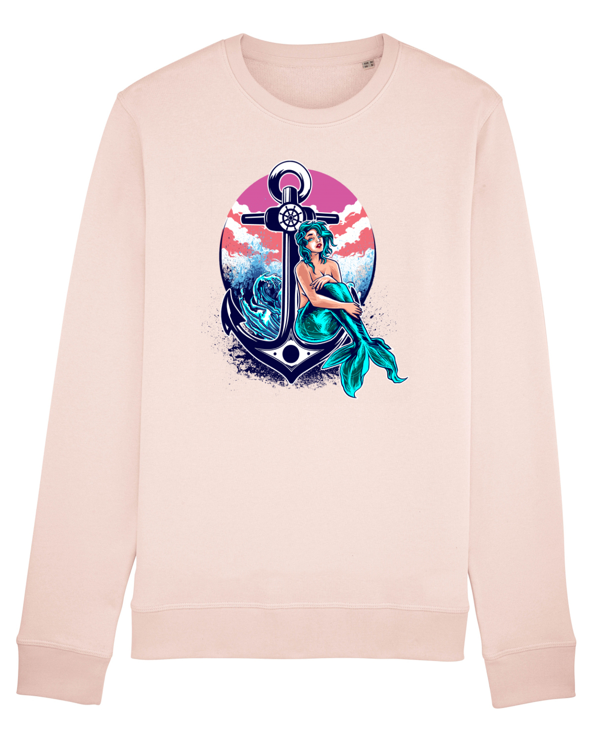 Bluză mânecă lungă Unisex Rise Candy Pink