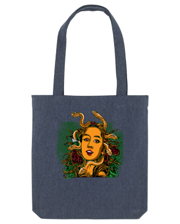 Snake Woman Midnight Blue