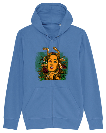 Snake Woman Bright Blue