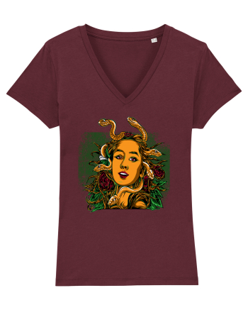 Snake Woman Burgundy