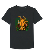 Snake Woman Tricou mânecă scurtă guler larg Bărbat Skater
