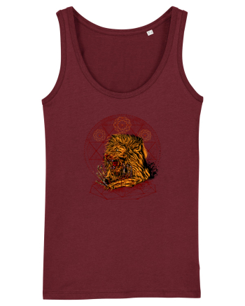 Lion Feast Burgundy