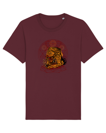 Lion Feast Burgundy