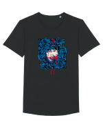 Kembang Tricou mânecă scurtă guler larg Bărbat Skater