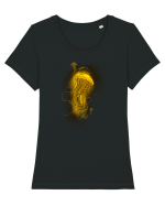 Jellyfish Tricou mânecă scurtă guler larg fitted Damă Expresser
