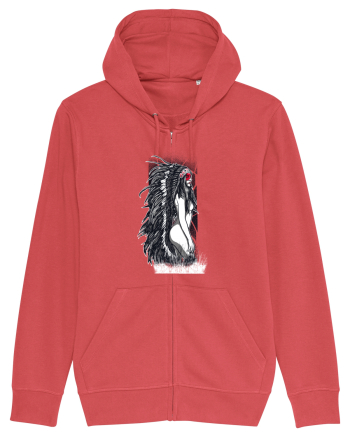 Indian Girl Carmine Red