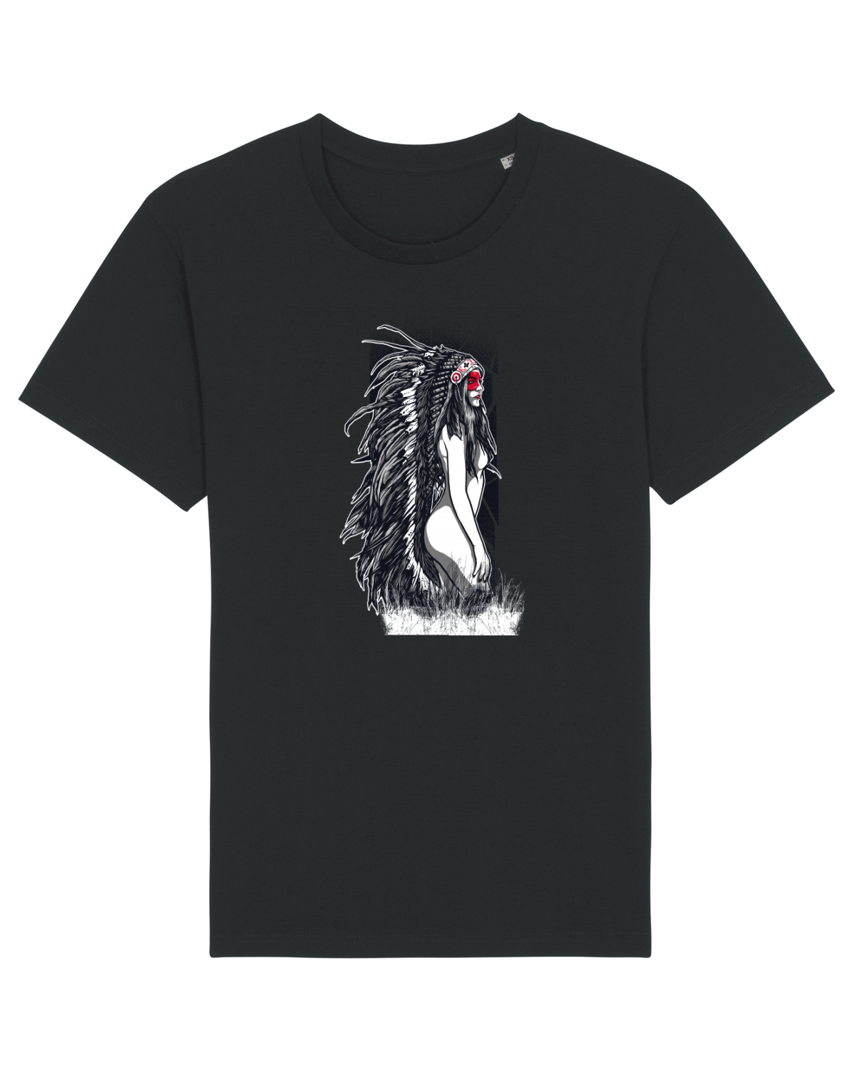 Tricou mânecă scurtă Unisex Rocker Black