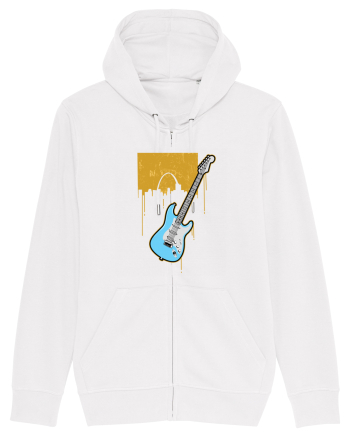 Graffiti Guitar White