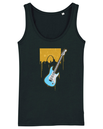 Graffiti Guitar Black