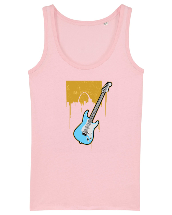 Graffiti Guitar Cotton Pink