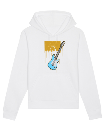 Graffiti Guitar White