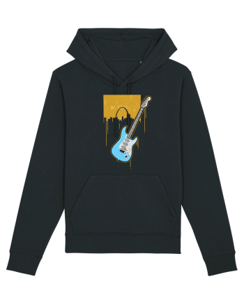 Graffiti Guitar Black