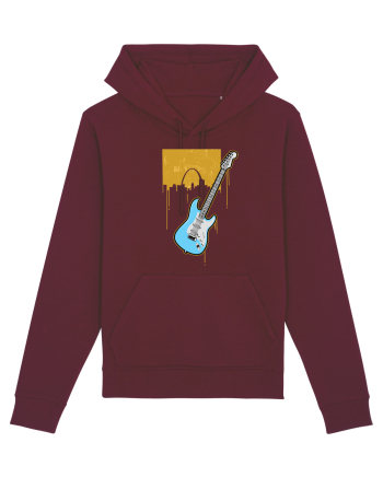 Graffiti Guitar Burgundy