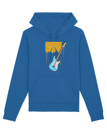 Graffiti Guitar Royal Blue