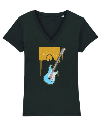 Graffiti Guitar Black