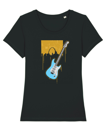 Graffiti Guitar Black